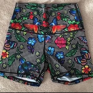 Democracy yoga shorts.